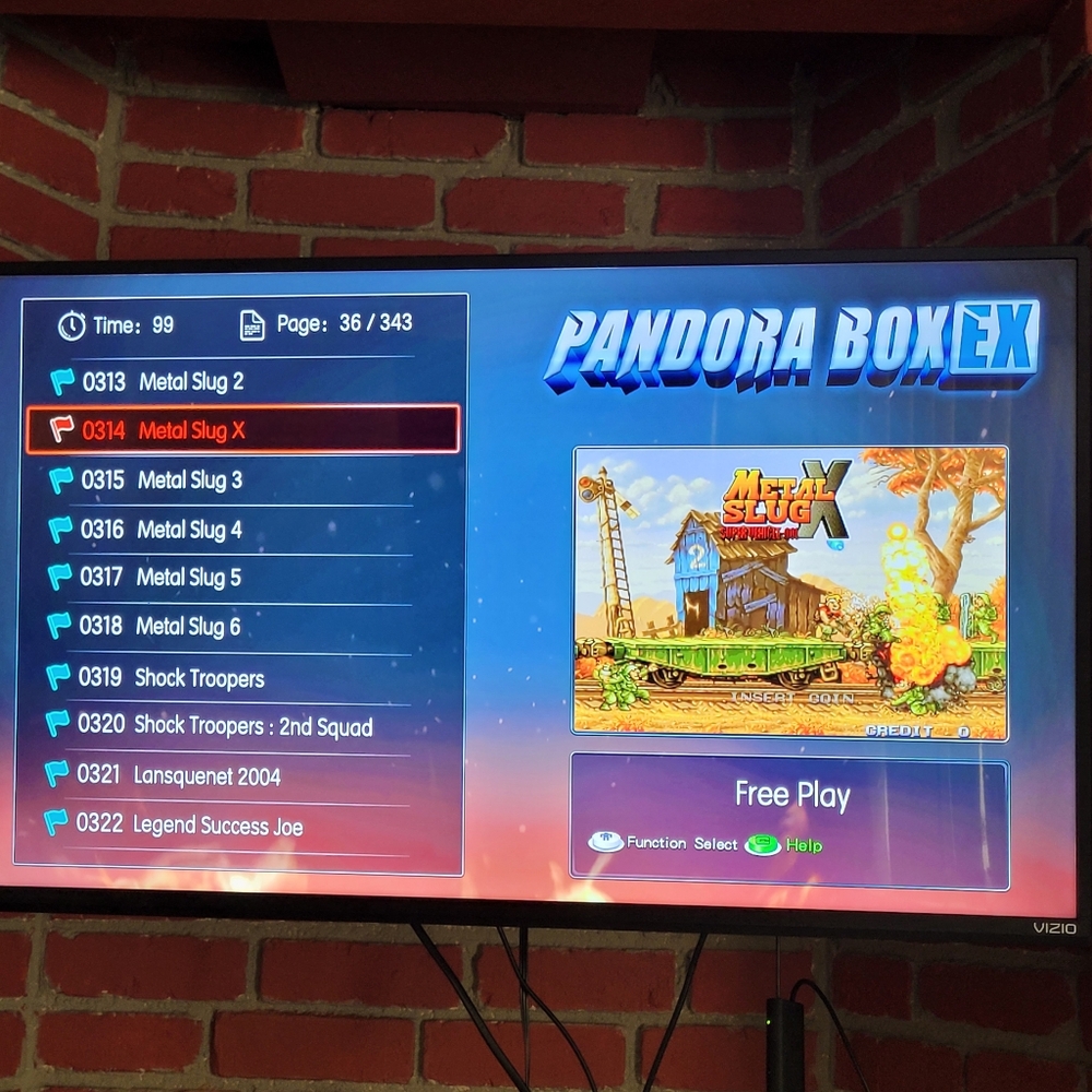 Pandora home arcade.